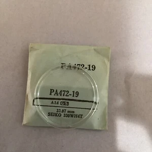 Seiko Watch Crystal Vintage NOS GS Round Acrylic Style - Picture 1 of 35