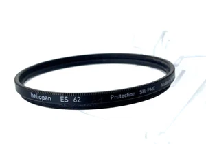 Heliopan ES {62} Protection SH-PMC , w/ Tiffen step-up ring 55-62mm, Clean - Picture 1 of 4