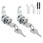 2pcs 16mm Easy Install Universal Letterbox Lock Set Wrench With Keys Zinc Alloy