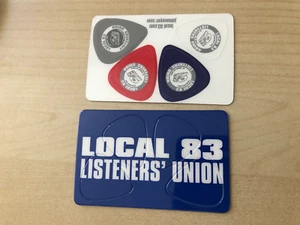 John Mayer LOCAL 83 OYENTES' UNION GUITARRAS PÚAS 4 PÚAS POR TARJETA - Imagen 1 de 3