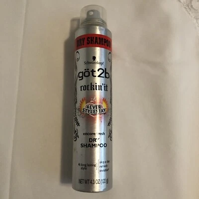Schwarzkopf Got2b Rockin' It Encore Fresh Dry Shampoo  4.3oz  Discontinued!!   - Image 1 of 4
