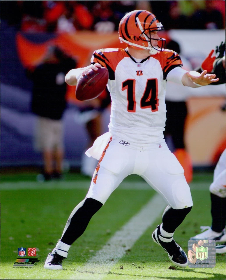 Andy Dalton Cincinnati Bengals NFL Licencia Sin Firmar Brillante 8x10 Foto A Foto 1 de 1
