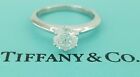 0.65 ct Tiffany & Co Platinum Round Cut Diamond Solitaire Engagement Ring G/VS2