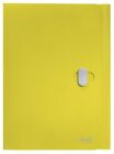 L:3 Folder klapowy Recykling A4 PP żółty