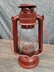 Vtg Red Lantern Model 707 Globe Brand 12" World Light MFY LTD Hong Kong - Picture 1 of 24