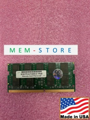 D4ES01-8G 8GB ECC SODIMM DDR4-2666 RAM Replacement Synology RackStation RS1221R - Image 1 of 3