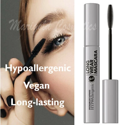 Bell HYPOAllergenic LONG WEAR Mascara for Sensitive Eyes VEGAN Eyelashes Volume - Image 1 of 3