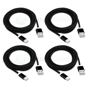 6/10 FT Braided Type C Fast Charging Cable USB-C Rapid Cord Power Charger Charge - Picture 1 of 9