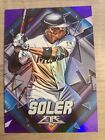 2022 Topps Fire Jorge Soler #26 Purple Flame Foil Parallel /99 Miami Marlins
