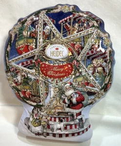 Riesenrad Bonbondose "Weihnachtsnostalgie" von Heidel, doppelseitig, geprägt - Bild 1 von 4