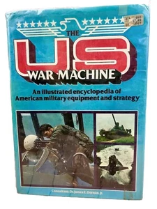 US War Machine Hardcover Illustrated Encyclopedia Of American Military - Picture 1 of 11