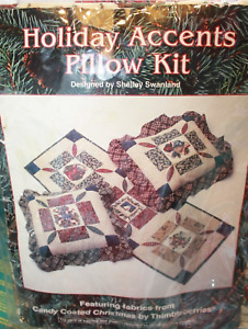 Holiday Accents Pillow Kit Or Table Runner Thimbleberries Candy Coated Christmas