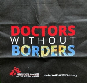 Bolso de Mano Reutilizable Médicos Sin Fronteras Ligero 15" x 15", 8" Asas. Nuevo - Imagen 1 de 1