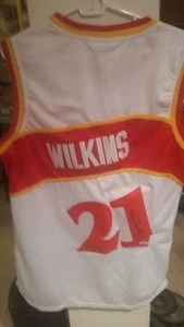 Dominique Wilkins signed auto Atlanta Hawks jersey, official. PSA COA - Picture 1 of 6