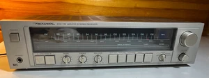 Vintage Realistic STA-115 FM AM Stereo Receiver Reciever PHONO Wood Grain Silver - Picture 1 of 14