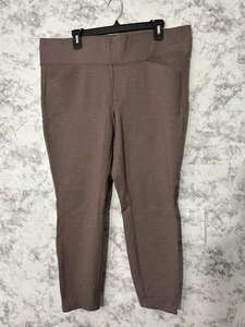 Torrid Pixie pants Women's size 2R Taupe Color Heather EUC - Picture 1 of 10