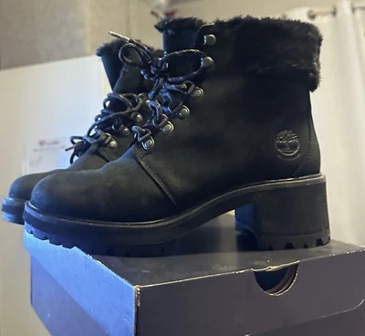 Botas Timberland con tacón ancho para mujer 7,5 en negro Foto 1 de 3