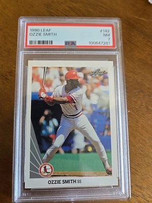 1990 Leaf - Ozzie Smith #142 - Image 1 of 2