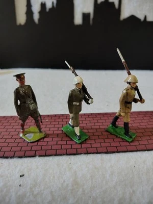 3 British Military soldiers from different Regiments. - Image 1 of 4