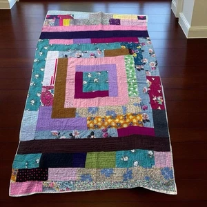 New Handmade Kantha Bedspread Cotton Throw Blanket Indian Patchwork Ralli Gudari - Picture 1 of 5