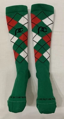 专业压缩马拉松及膝袜男女通用绿色埃及尺寸 XS W 4-8 — 第 1/4 张图片