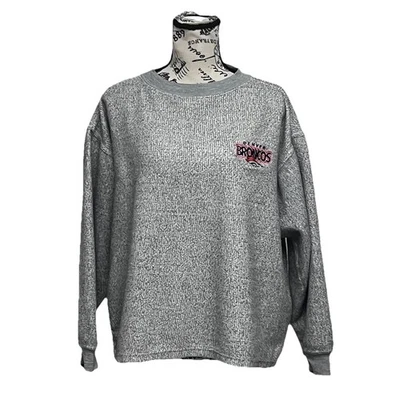 Raro Suéter Vintage 1999 The Edge Denver Broncos Estilo Inicial Gris NFL M Retro Foto 1 de 4
