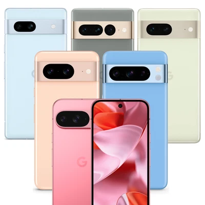 Google Pixel 7/7a/7 Pro/8/8 Pro/9 Unlocked 128GB Android Smartphone - A+ Graded - Image 1 of 4