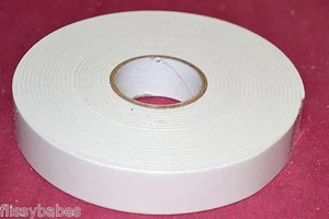 5 metros cinta adhesiva de espuma de doble cara 18 mm de ancho 2 mm de profundidad NUEVA - Imagen 1 de 1
