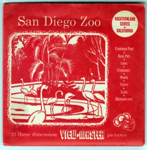 VIEW-MASTER S3D - SAN DIEGO ZOO CALIFORNIA | Compra 3 o más para envío gratuito - Imagen 1 de 1