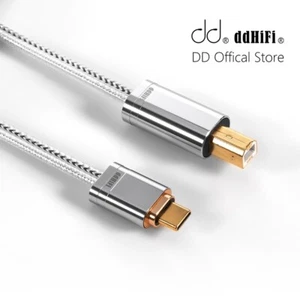 DD ddHiFi TC09BC (USB-C to USB-B) HiFi Audiophile Cable with Double Shielded  - Picture 1 of 6
