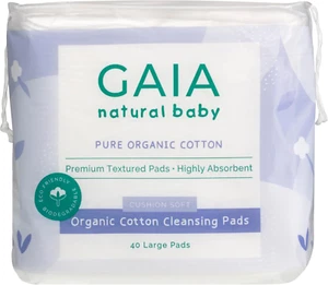 GAIA Natural Baby Organic Cotton Cleansing Pads 40 Pack - Picture 1 of 6