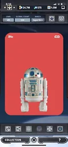 Topps Star Wars Digital Card Trader Red Out Of The Box R2-D2 Insert - Picture 1 of 1