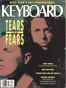 KEYBOARD magazine TEARS FOR FEARS April 1990 TONY HYMAS NINE INCH NAILS - Picture 1 of 1