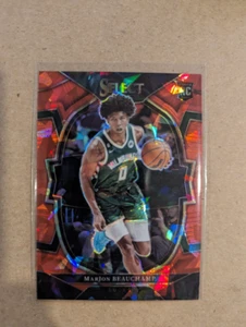 2022-23 Select Prizms hielo agrietado rojo #75 MarJon Beauchamp - casi nuevo - Imagen 1 de 1