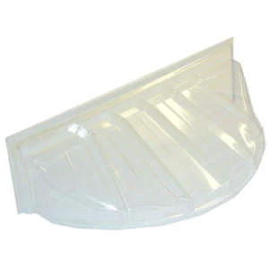 NEU Polyethylen leichte Wendbare Blasenfenster Brunnenabdeckung 42 Zoll x 15 Zoll - Bild 1 von 3