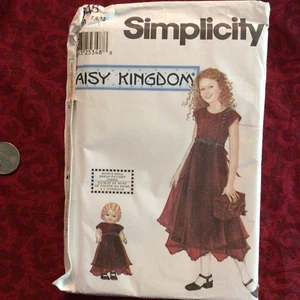 Daisy Kingdom Dress & Doll Pattern UNCUT #9946 fits American Girl Sz 7,8,10 - Picture 1 of 2