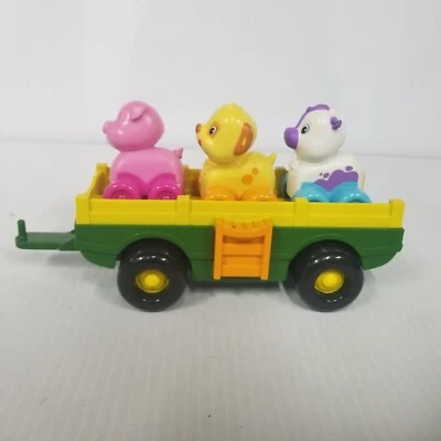 John Deere Animal Sounds Wagon With Barnyard Animals Working Sounds - Image 1 of 4