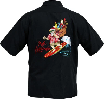 Surfing Santa Mele Kalikimaka Go Barefoot - Image 1 of 2