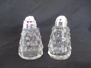 Indiana Glass American Whitehall Crystal 3 1/2" Salt & Pepper Shaker Set - Picture 1 of 3