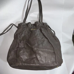pre-loved authentic PRADA oversized lambskin leather SHOULDERBAG $2800 purse - Picture 1 of 9