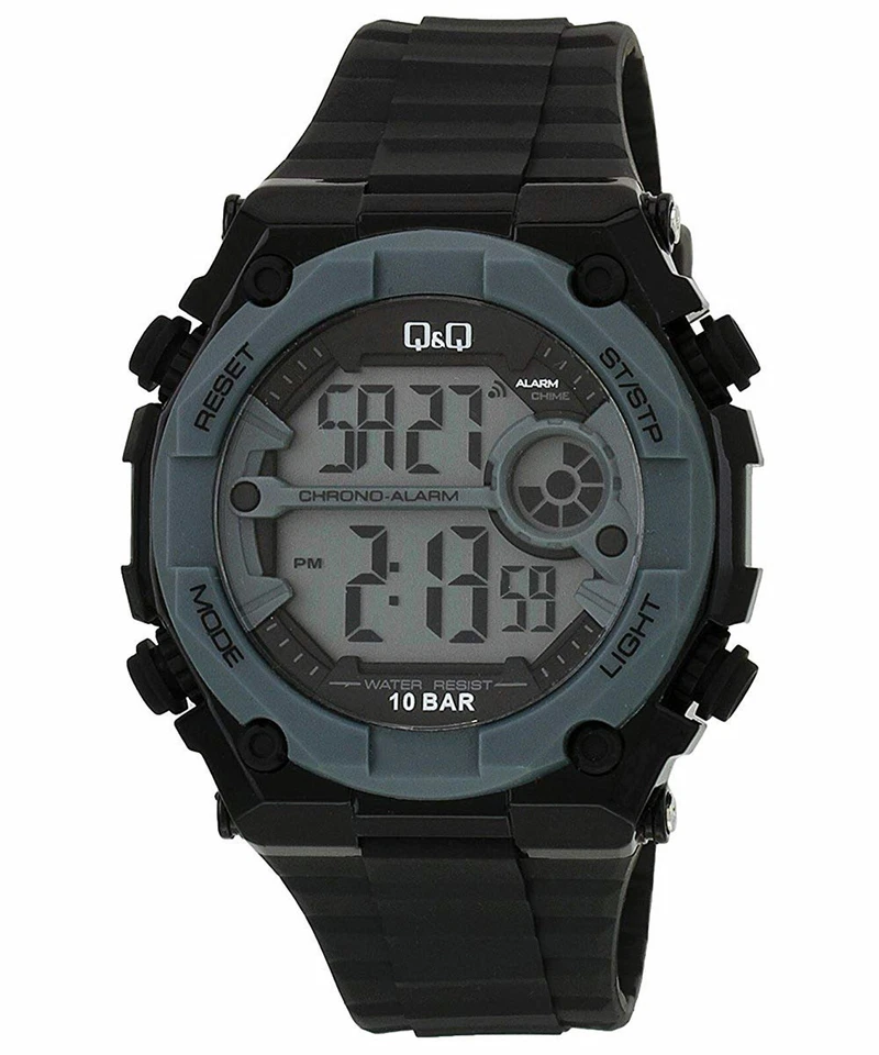 Q&Q by Citizen M127J003Y Men's Digital Sport Watch Black Resin Strap NO BOX - Image 1 of 1