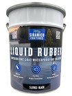 Liquid Rubber Roof Coating Instant Wateproofer - 5 Litres - Grey, Black or Clear