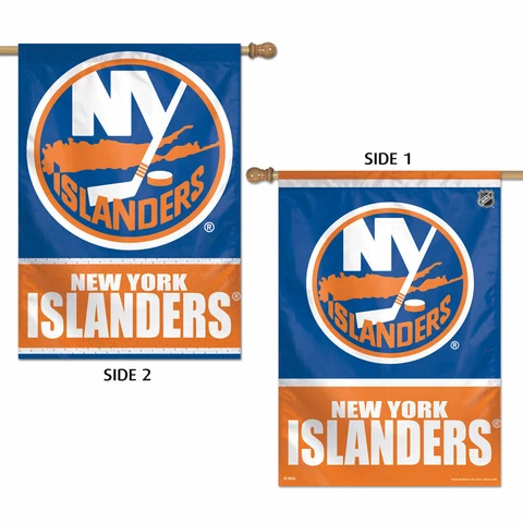 NEW YORK ISLANDERS 2 SIDED HOUSE FLAG 28"X40" VERTICAL BANNER OUTDOOR RATED Cover