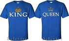 King OR Queen Couple matching funny cute T-Shirts 