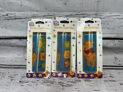 VTG Border Stick Ups Winnie The Pooh Disney Priss Prints Wallpaper Sticker NOS - Image 1 of 4