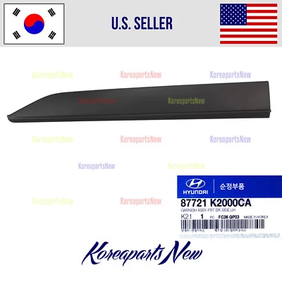 Moldura puerta delantera inferior izquierda conductor 87721K2000 se adapta a Hyundai Venue 2020-2025 Foto 1 de 2