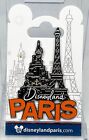 Disney 2024 Disneyland Paris Eiffel Tower and Castle Pin