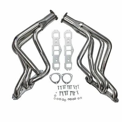 Stainless Exhaust Manifold Header For Oldsmobile Cutlass Delta 65-74 350 400 455 - Image 1 of 4
