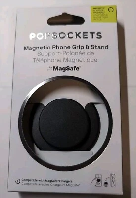 PopSockets Magnetic MagSafe Phone Grip & Stand - Black - 806828 - Brand New - Image 1 of 4