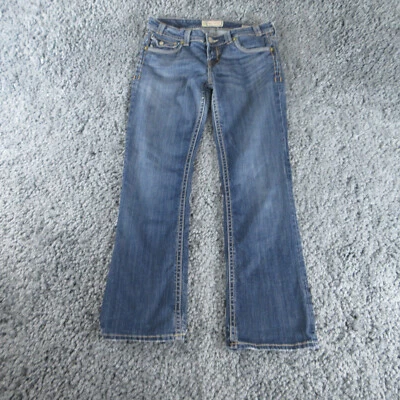 Pantalones de mezclilla MEK para mujer 31/32 azul artesanal corte boot 33x30* aplastados Foto 1 de 4